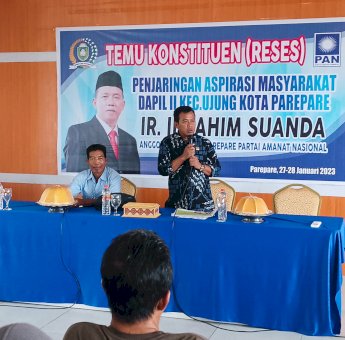 Ketua Komisi III DPRD Parepare Ibrahim Suanda Temu Konstituen, Warga Minta Bantuan Alat Usaha