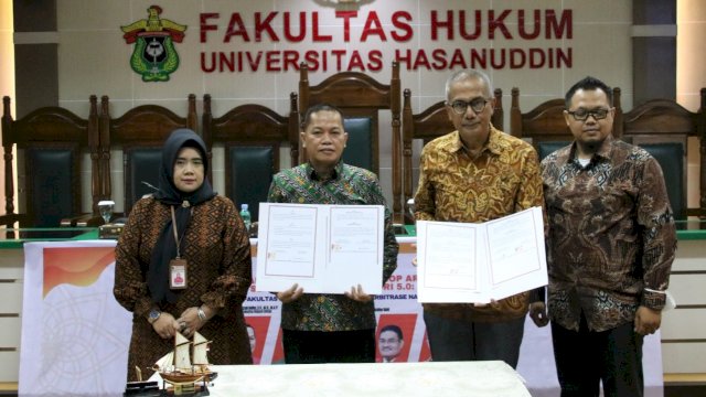 Fakultas Hukum Universitas Hasanuddin bekerja sama dengan Badan Arbitrase Nasional Indonesia (BANI) menggelar seminar nasional dan workshop arbitrase, Senin (30/1/2023). (Foto: Istimewa)
