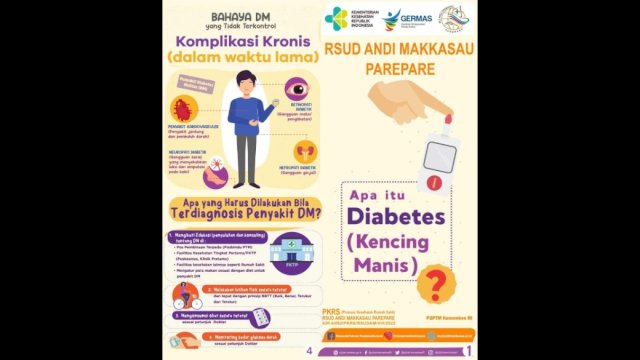 Ket : Banner Imbauan RSUD Andi Makkasau Parepare (Istimewa)