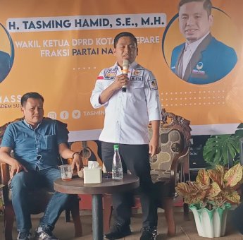 Wakil Ketua DPRD Parepare Tasming Hamid Temu Konstituen, Paparkan Program UHC dan Realisasi Pokir