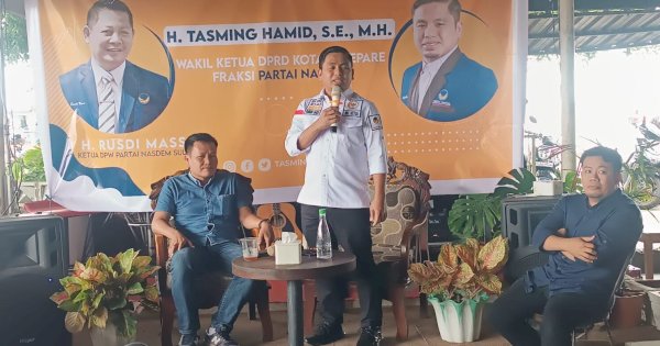 Wakil Ketua DPRD Parepare Tasming Hamid Temu Konstituen, Paparkan Program UHC dan Realisasi Pokir