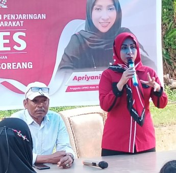 Legislator PDIP Parepare Apriyani Djamaluddin Temu Konstituen, Warga Titip Aspirasi Bantuan Usaha Hingga Perbaikan Lampu Lorong