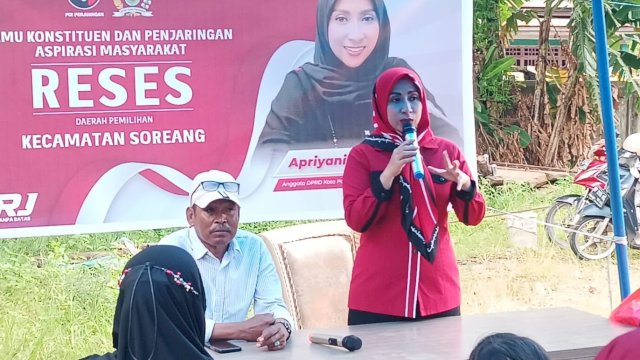 Ket : Legislator PDIP Parepare, Apriyani Djamaluddin (Foto : Mulyadi Ma'ruf / Republiknews.co.id)