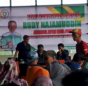 Ketua Komisi I DPRD Parepare Rudy Najamuddin Jaring Aspirasi Warga Bacukiki dan Bacukiki Barat