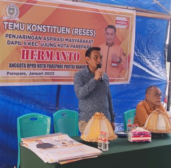 Temu Konstituen, Legislator Hanura Parepare Hermanto Siap Kawal Aspirasi Warga Hingga Terealisasi