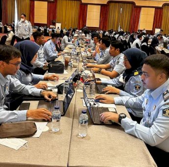 Puluhan Pegawai Kanwil Kemenkumham Sulsel Ikut Pertemuan Laporan Keuangan dan BMN