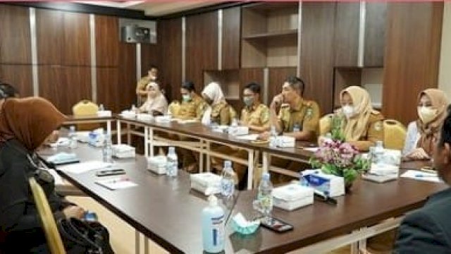 Ket : Manajemen RSUD Andi Makkasau Parepare saat meneruma Kunjungan Komisi II DPRD Kota Parepare