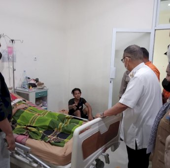 Wawali dan Sekda Parepare Pantau Kondisi Korban Bencana Tanah Longsor di RSUD Andi Makkasau Parepare