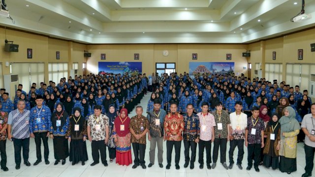 Pembukaan Pelatihan Dasar CPNS Pemprov Sulsel 2023, Kamis 02/02/2023). (Istimewa)