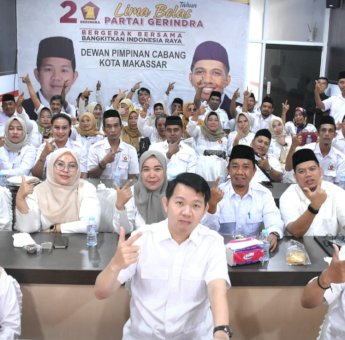 HUT Partai Gerindra ke-15, DPC Gerindra Makassar Gelar Beragam Aksi Sosial