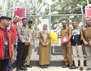 Bupati Luwu Utara Resmikan BTS, Warga Desa Tulak Tallu Dan Maipi Kini Nikmati Jaringan Internet