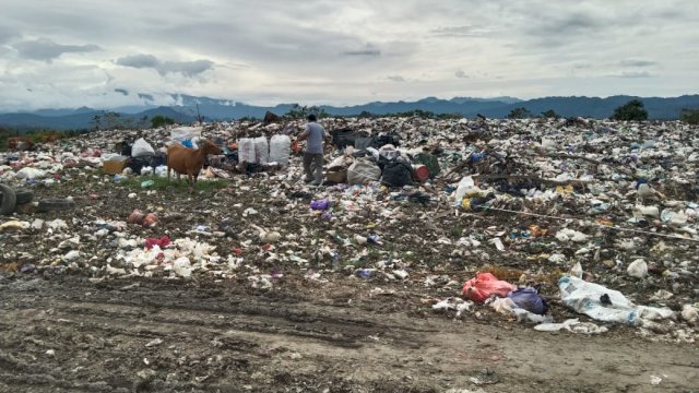 Kondisi TPA Tondong di Desa Kampala, Kecamatan Sinjai Timur. (istimewa)