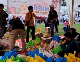 Berburu Minyak Goreng di Pasar Murah HUT Takalar ke-63, 500 Paket Sembako Ludes Terjual dalam 30 menit