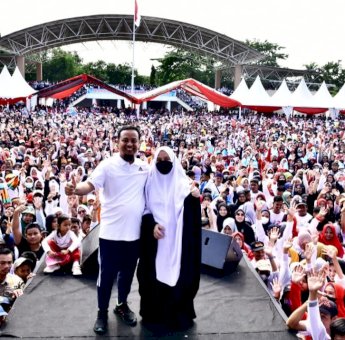 Gubernur Andi Sudirman Jalan Anti Mager Bersama 50 Ribu Warga Takalar