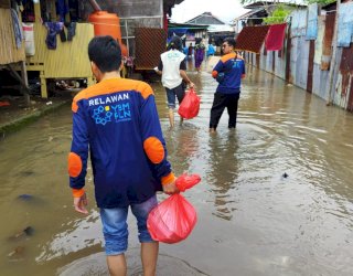 Aksi Peduli Disaster Response dari YBM PLN, Untuk Korban Banjir Makassar