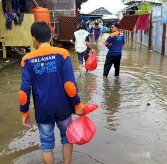 Aksi Peduli Disaster Response dari YBM PLN, Untuk Korban Banjir Makassar