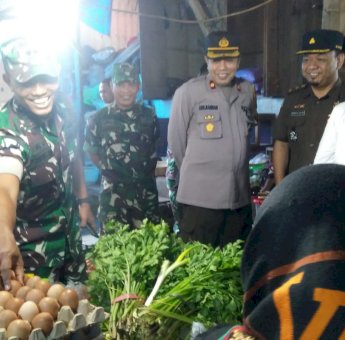 Kontrol Inflasi Harga Sembako, Forkopimda Selayar Lakukan Sidak di Pasar Sentral Bonea