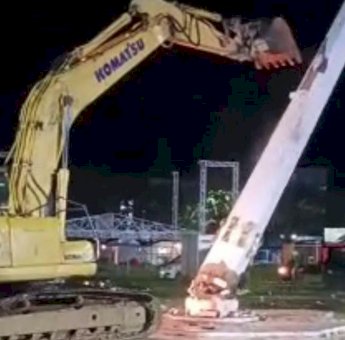 Alasan Pembuatan Alun-alun, Tiang Bendera di Lapangan Sinjai Bersatu Dirobohkan