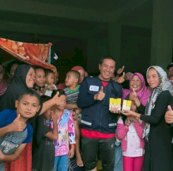 Dua Hari Berturut, Ketua PMI Makassar Pantau Hingga Beri Bantuan Korban Banjir