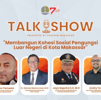 Hari Ini Kanwil Kemenkumham Sulsel Gandeng UNHCR, dan IOM Gelar Dialog Penanganan Pengungsi