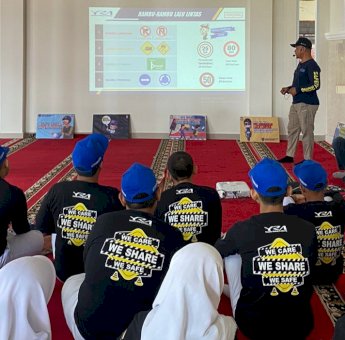 Gandeng Dishub Makassar, Yamaha Lanjutkan Edukasi Aman Berkendara di Dua Sekolah