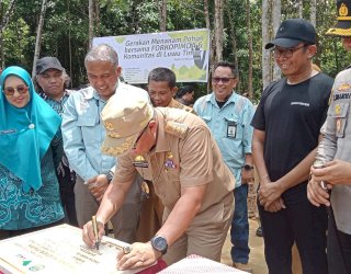 Bupati Lutim Apresiasi PT Vale Bangun Ruang Terbuka Hijau