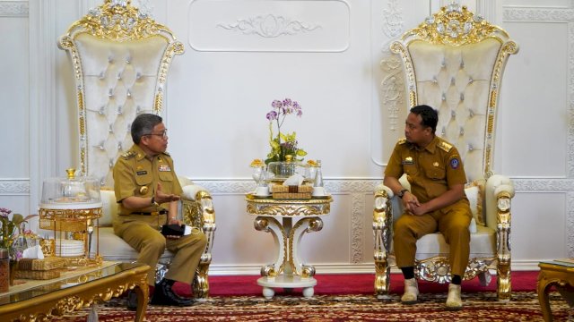 Ket : Wali Kota Parepare Taufan Pawe dan Gubernur Sulsel Andi Sudirman Sulaiman (Humas Pemkot Parepare)