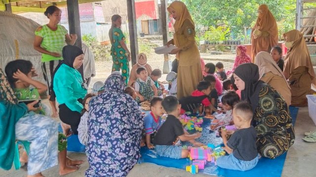 Ket : Dinas Pemberdayaan Perempuan dan Perlindungan Anak (DP3A) melakukan kegiatan penyembuhan trauma Trauma Healing bagi anak-anak yang menjadi korban terdampak bencana alam banjir (Istimewa)