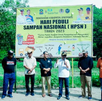 Bupati Jeneponto Semarakkan Hari Peduli Sampah Nasional