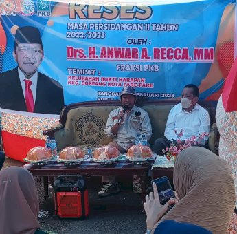 Legislator PKB Sulsel Anwar Andi Recca Jaring Aspirasi Warga Parepare