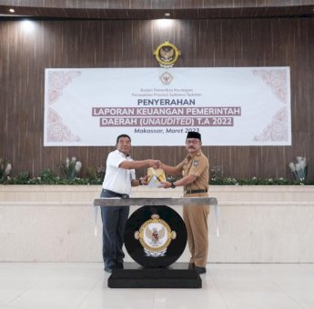 Usai Serahkan LKPD 2022, Wabup Gowa Optimis Bisa Raih WTP Ke-11 Kalinya