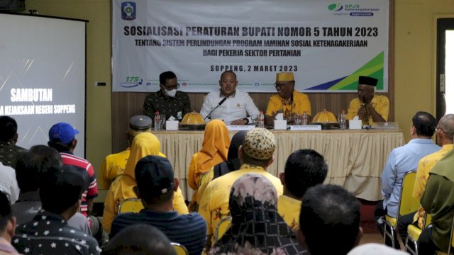 Sosialisasikan Perbup, Wabup Soppeng: Ini Sangat Bermanfaat Bagi Petani