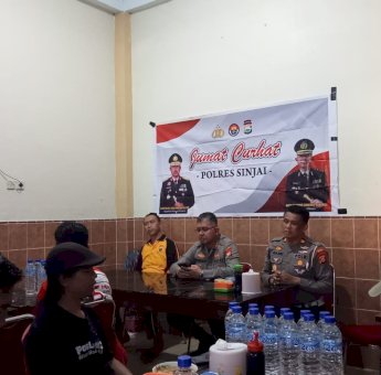 Kapolres Dengar Curhatan Jurnalis Sinjai