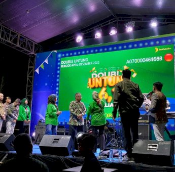 Bertabur Hadiah, Malam Puncak Program Double Untung Bank Sulselbar di Parepare Berlangsung Meriah