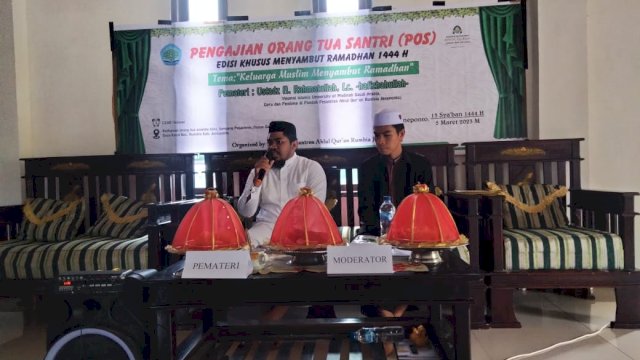 POS Ponpes Ahlul Qur'an Jeneponto kembali melakukan pertemuan dalam rangka menyambut Bulan Suci Ramadhan yang berlangsung di kediaman salah seorang warga Dusun Garege, Desa Kassi, Kecamatan Rumbia, Minggu (05/03). (Dok. Ponpes Ahlul Qur'an Jeneponto)