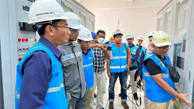 PT PLN melalui UPP Sulsel membangun GI Bantaeng Switching berkapasitas 31,5 MW dengan tujuan melayani kebutuhan tenaga listrik Konsumen Tegangan Tinggi (KTT) PT Hengsheng New Energy yang termasuk dalam PT HUADI Group. (Dok. Humas PLN UIP Sulawesi)