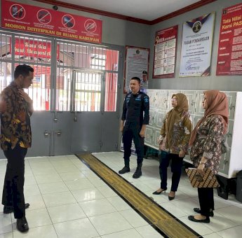 Tim Kanwil Kumenkumham Sulsel Pantau Kesiapan UPT Hadapi Penilaian P2HAM