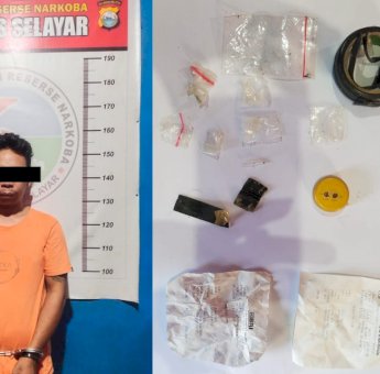 Polisi Kembali Bekuk Pelaku Narkoba di Benteng Selayar