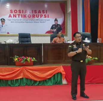 Sosialisasi Anti Korupsi, Kajari Selayar: Bangun Negeri Tanpa Cemaran Korupsi