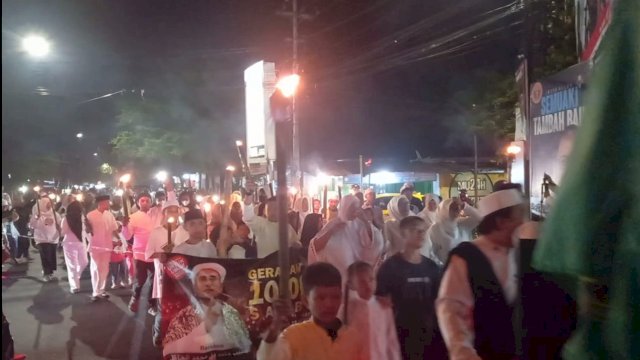 Pawai 10.000 Obor menyambut bulan Suci Ramadhan 1444 Hijriah, Sabtu (18/03/2023). (Istimewa)