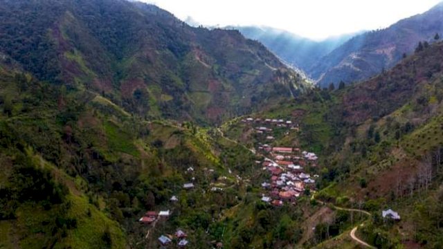 Keindahan Desa Lantimojong di Kabupaten Enrekang. (Istimewa)