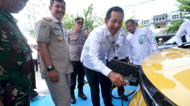 PLN resmikan SPKLU di Palopo dan Kolaka. (Ist)
