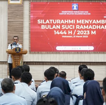 Sambut Ramadan, Kakanwil Kemenkumham Sulsel Ajak Jajaran Jalankan Ibadah Dengan Khusyuk