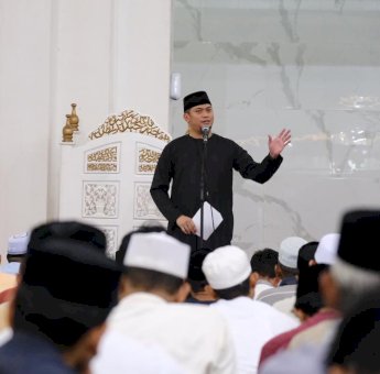 Tarawih Bersama Masyarakat, Bupati Gowa Sampaikan Program Prioritas Sepanjang 2023