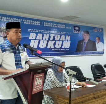 Sosper, Legislator Makassar Sangkala Saddiko Paparkan Mekanisme Pemberian Bantuan Hukum