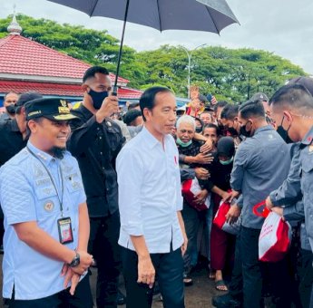 Presiden Jokowi Sebut Sulsel Lumbung Beras Nasional