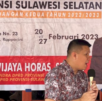 Tutup Rangkaian Resesnya, Edward Horas Temui Warga Rappocini