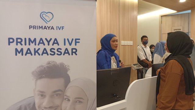 Priyama IVF Makassar hadir dengan wajah baru yang menawarkan sarana dan prasanan yang nyaman, serta didukung layanan teknologi modern dan dukungan tenaga dokter dan tenaga medis yang profesional dan ahli dibidangnya. (Chaerani/Republiknews.co.id)