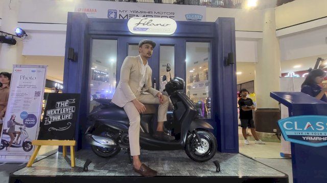 Suasana pameran Yamaha Classy yang digelar PT Suracojaya Abadimotor (SJAM) di Mall Panakkukang, Makassar pada 8-12 Maret lalu. (Foto: Istimewa)