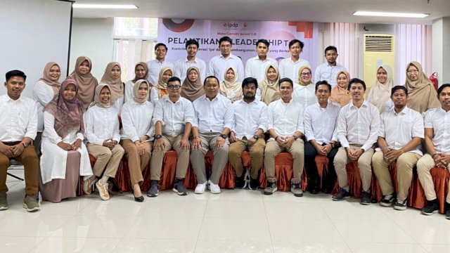 Pengurus Mata Garuda Sulawesi Selatan (MG Sulsel) periode 2022-2024 yang dilantik pada Minggu (19/3/2023). (Foto: Istimewa)